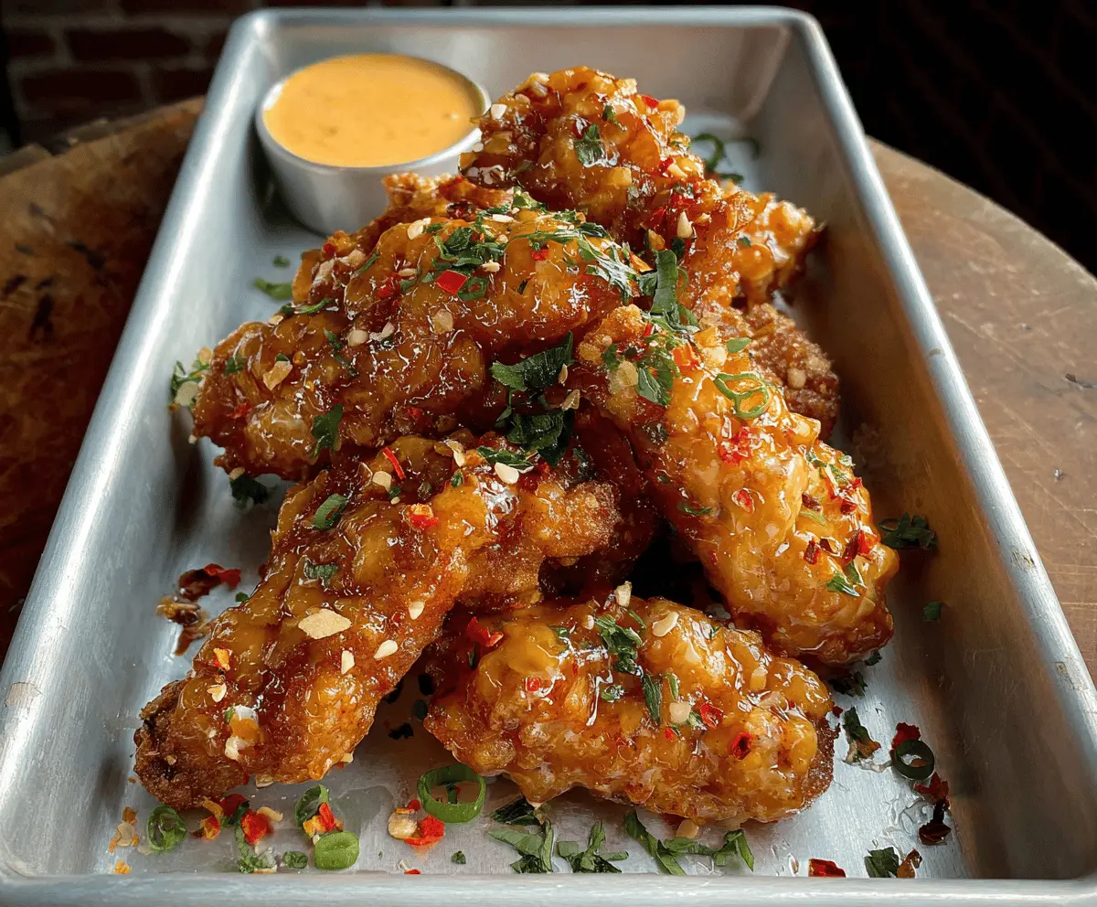 Crispy Bang Bang Chicken With Sweet Spicy Sauce