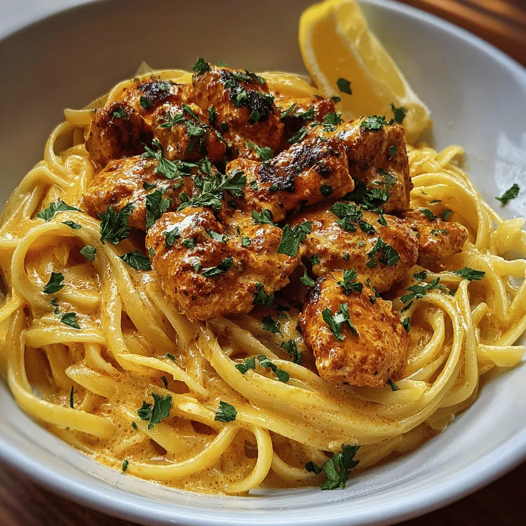 Easy Cowboy Butter Chicken Linguine Recipe