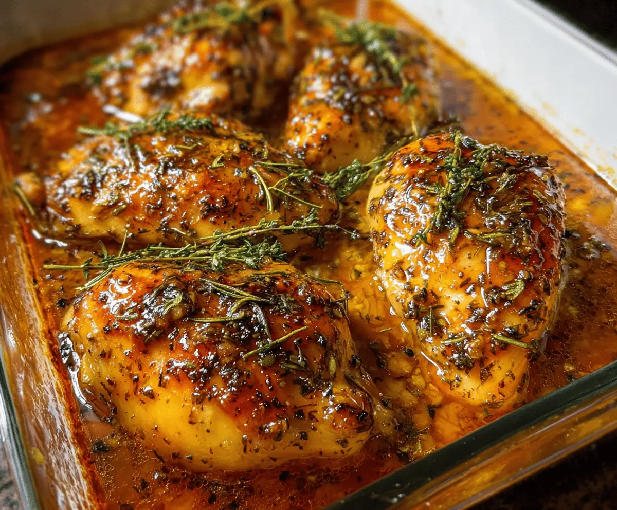 Easy Baked Honey Dijon Chicken Dinner Recipe