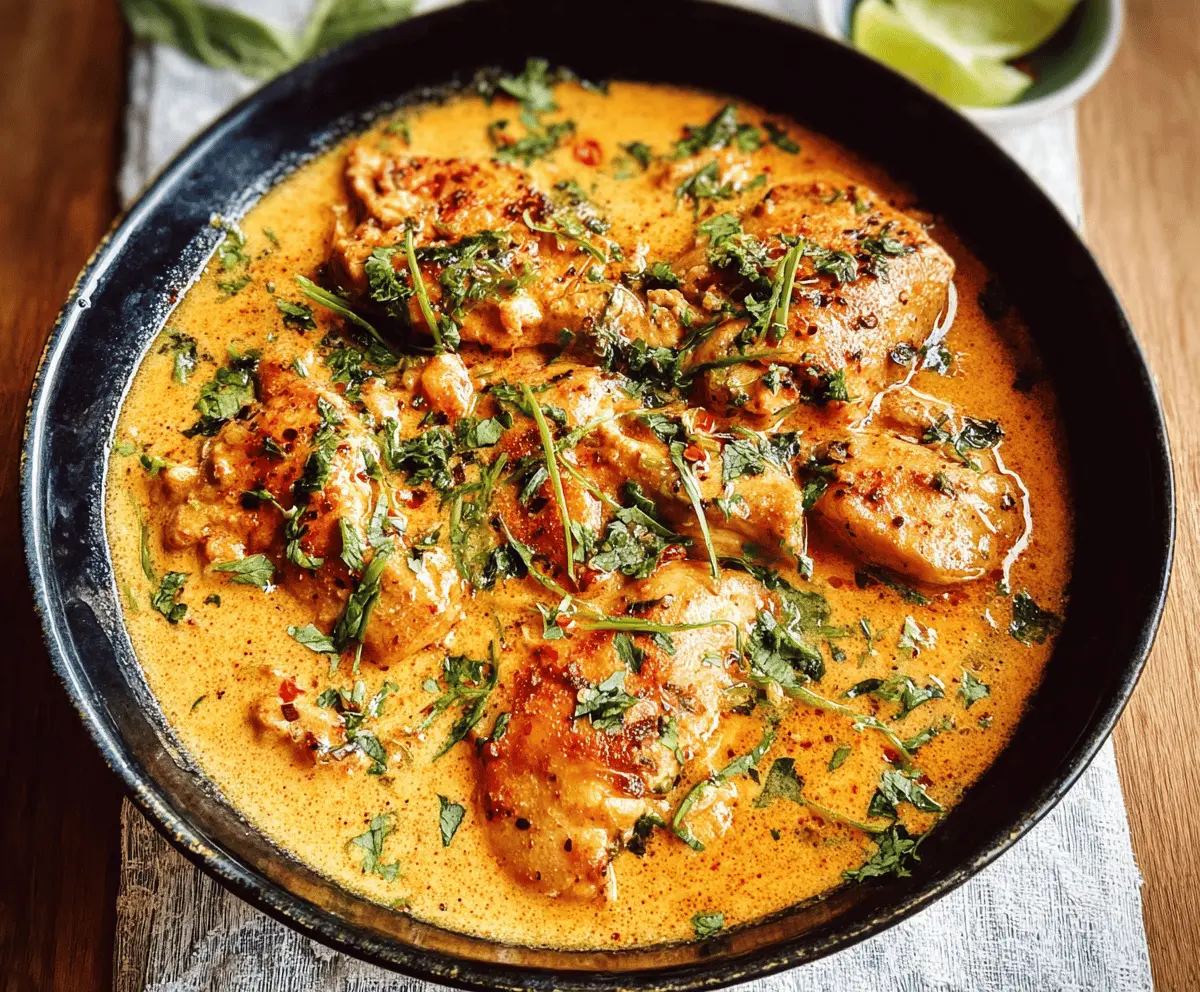 Creamy Coconut Milk Chicken Recipe for Dinner