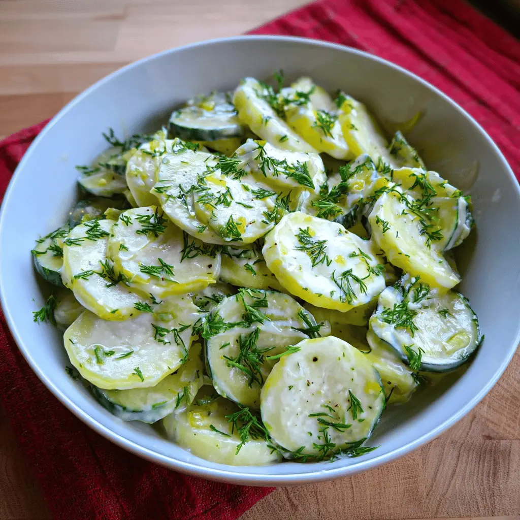 Refreshing Pickle Juice Ranch Cucumber Salad Recipe