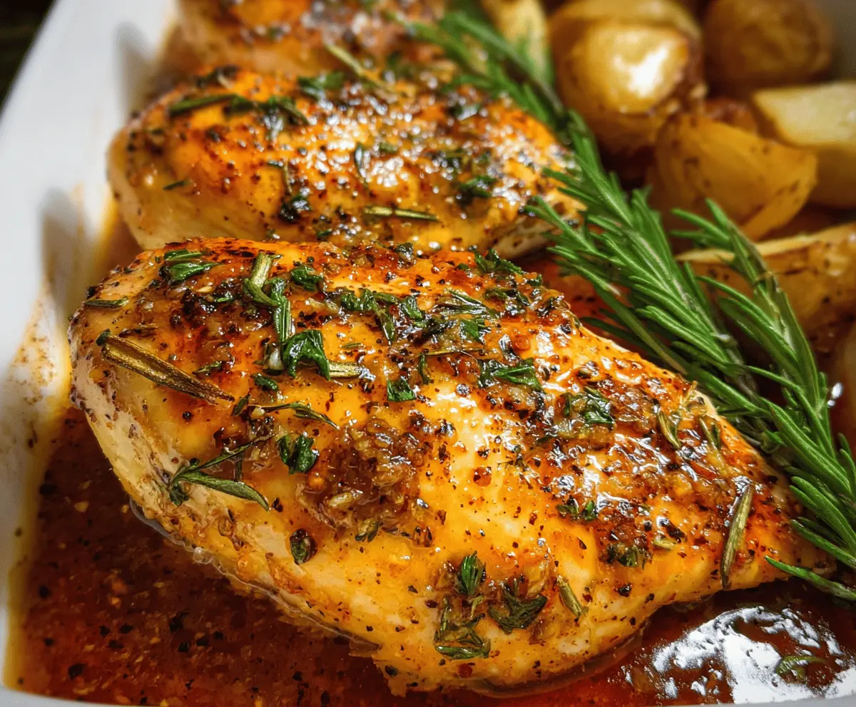 Easy Baked Honey Dijon Chicken Recipe