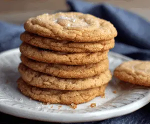 Delicious homemade brown sugar cookies fresh out of the oven with a golden-brown crust