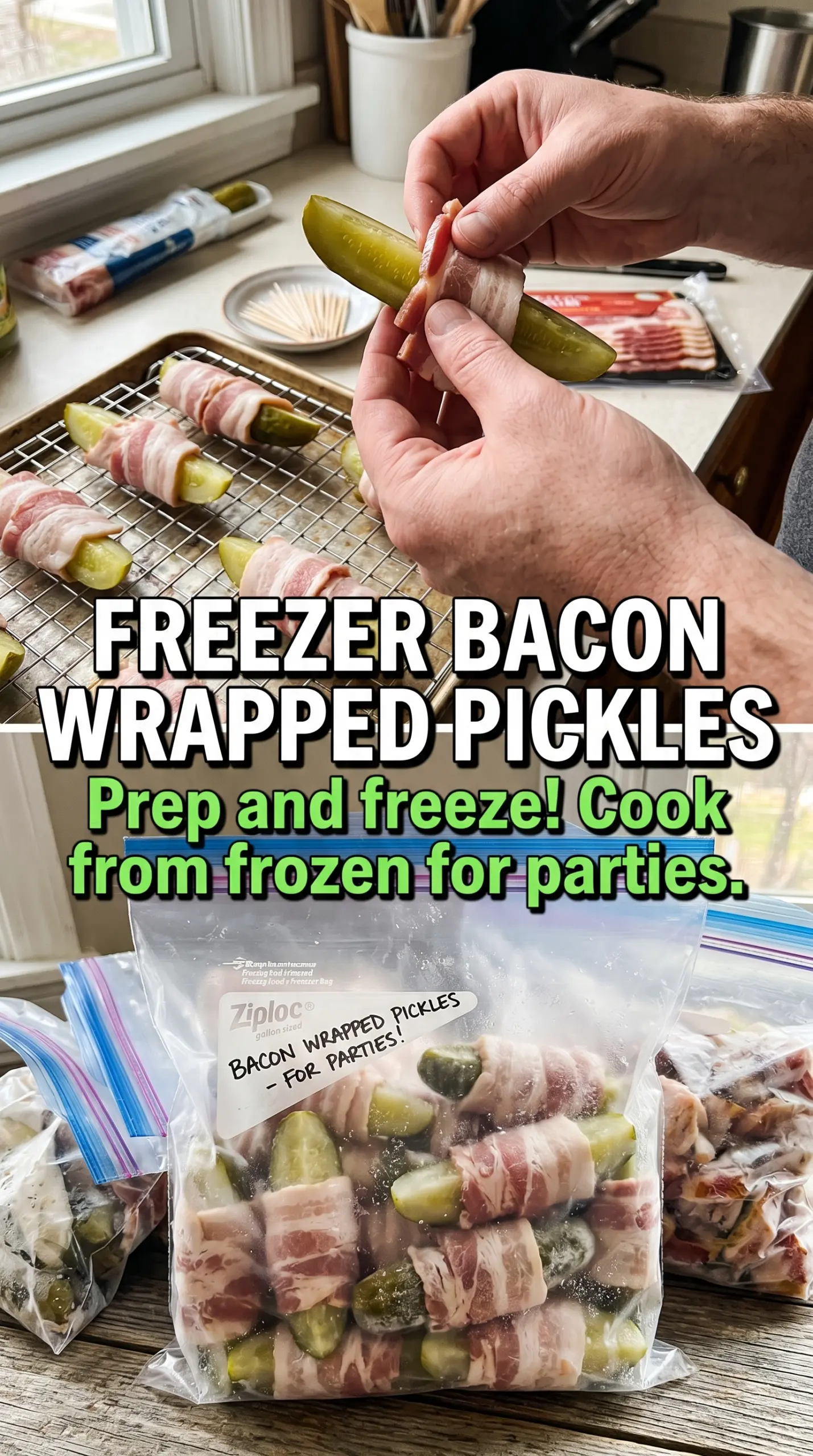 Bacon Wrapped Pickles Stuffed With Cream Cheese crispy creamy savory