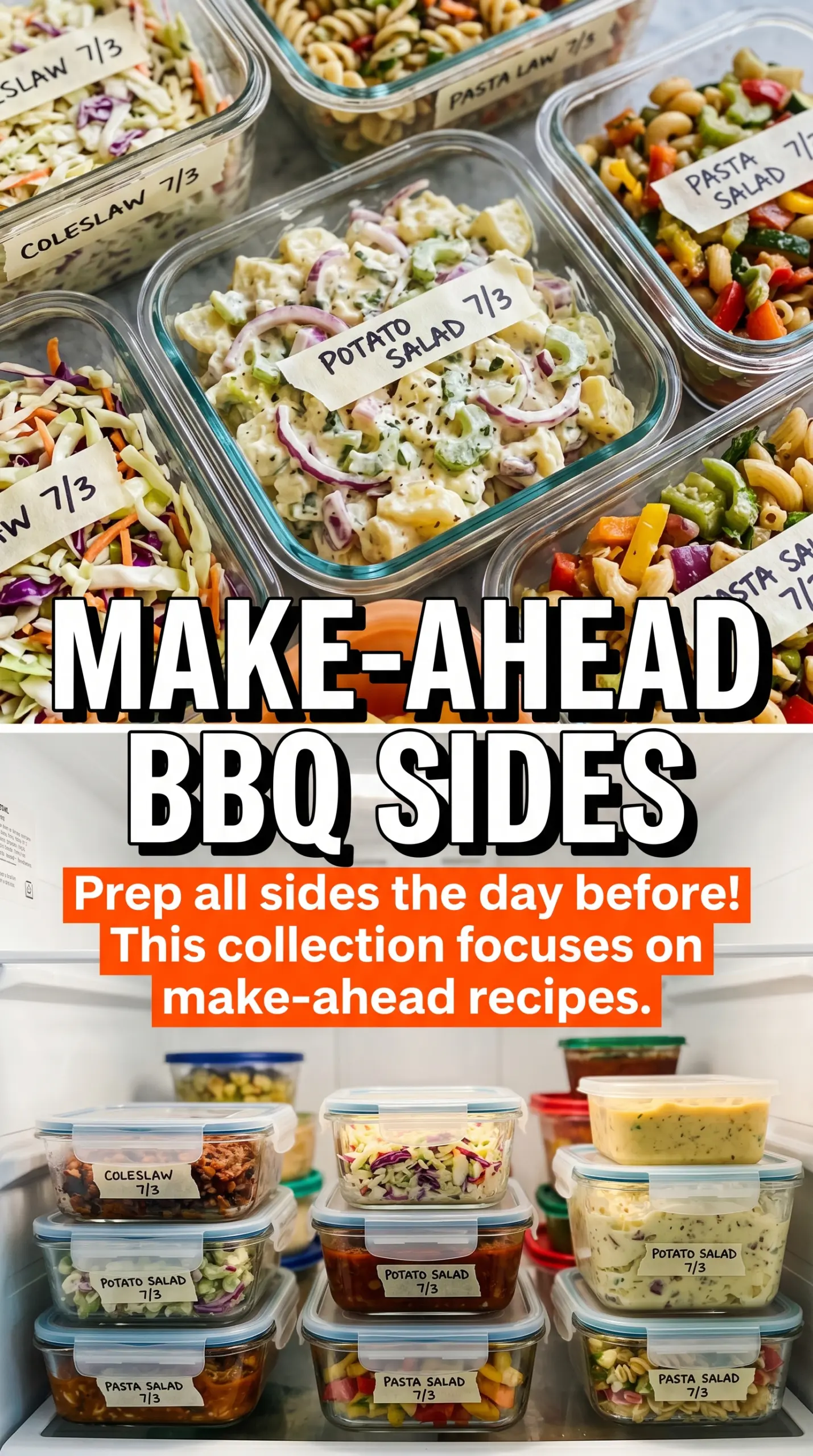 BBQ Side Dishes Collection colorful cookout sides