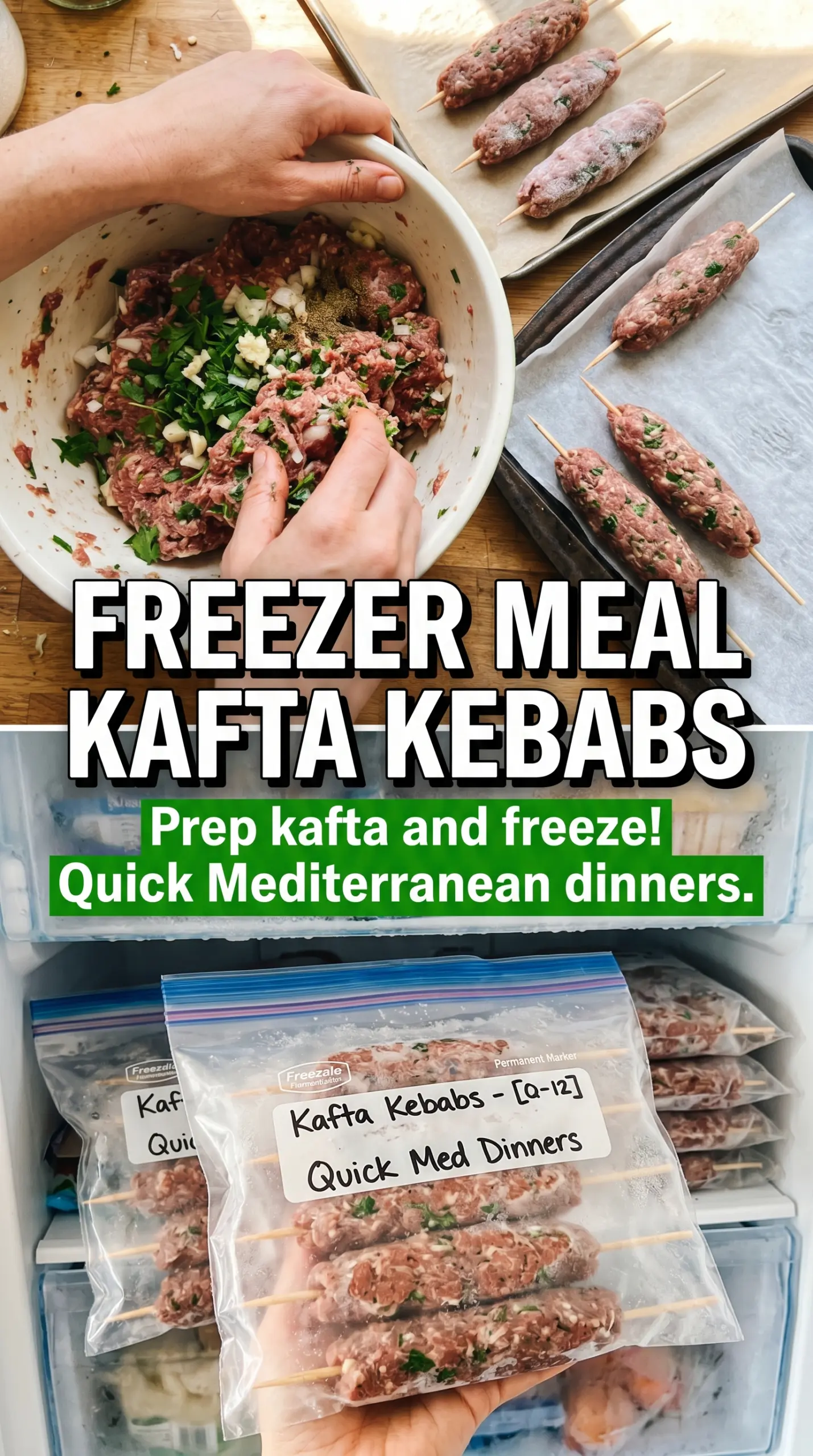 Beef Kafta Kebabs spiced grilled skewers
