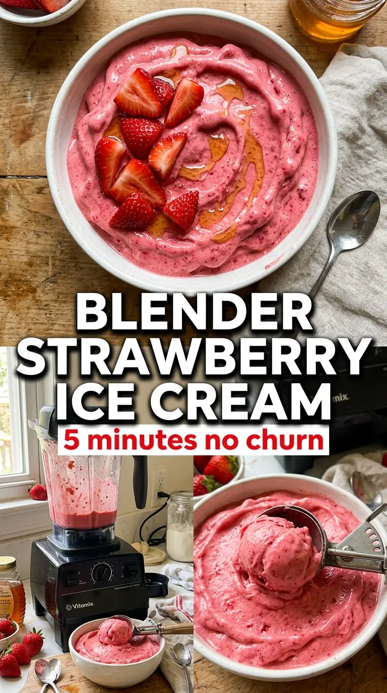 Scoop of homemade ice cream in a bowl