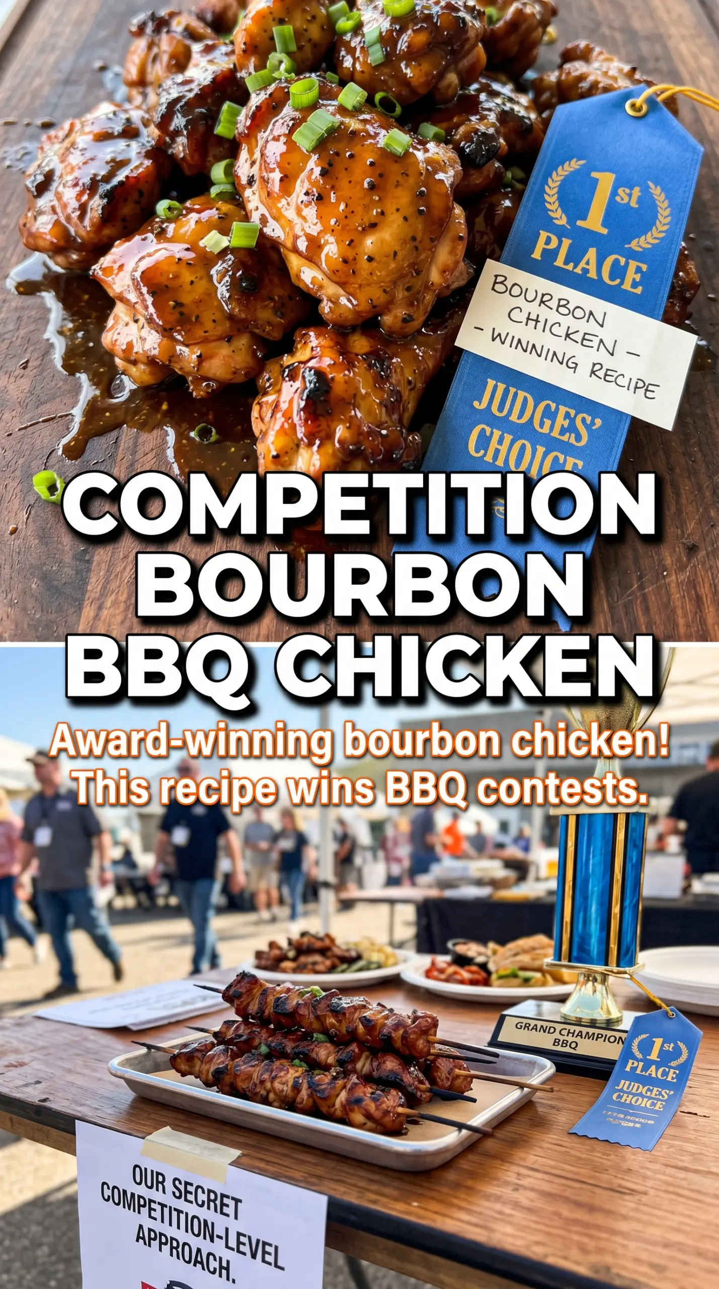 Bourbon Maple BBQ Chicken Skewers glossy caramelized