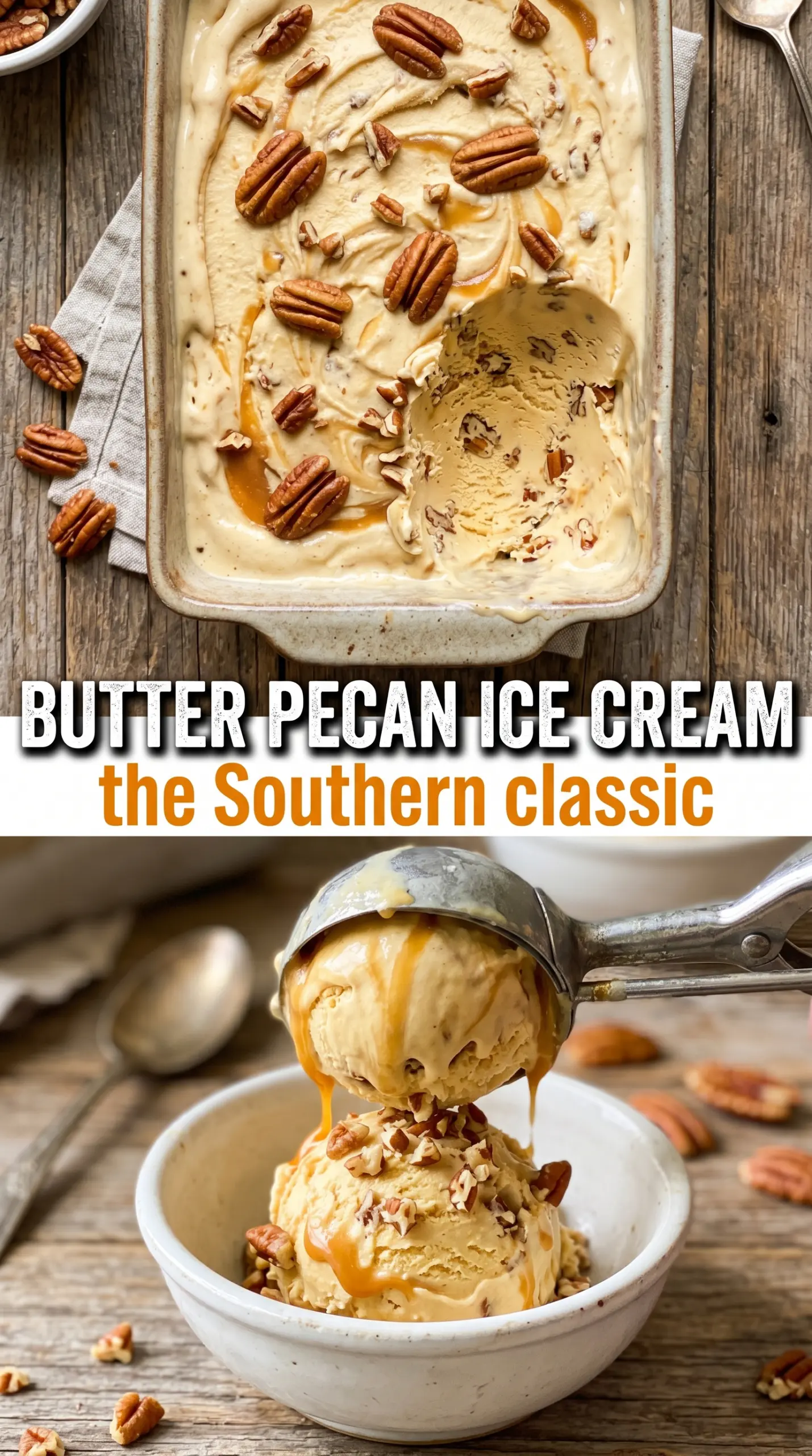 Butter Pecan Ice Cream creamy toasted pecans