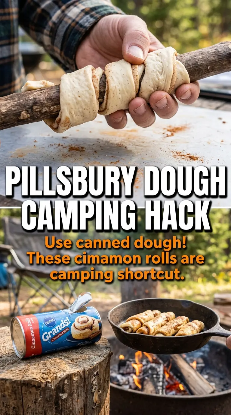 Campfire Cinnamon Roll Ups On A Stick, cinnamon sugar, campfire dessert
