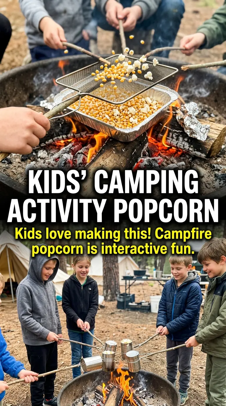 Campfire Popcorn in a Can smoky crunchy