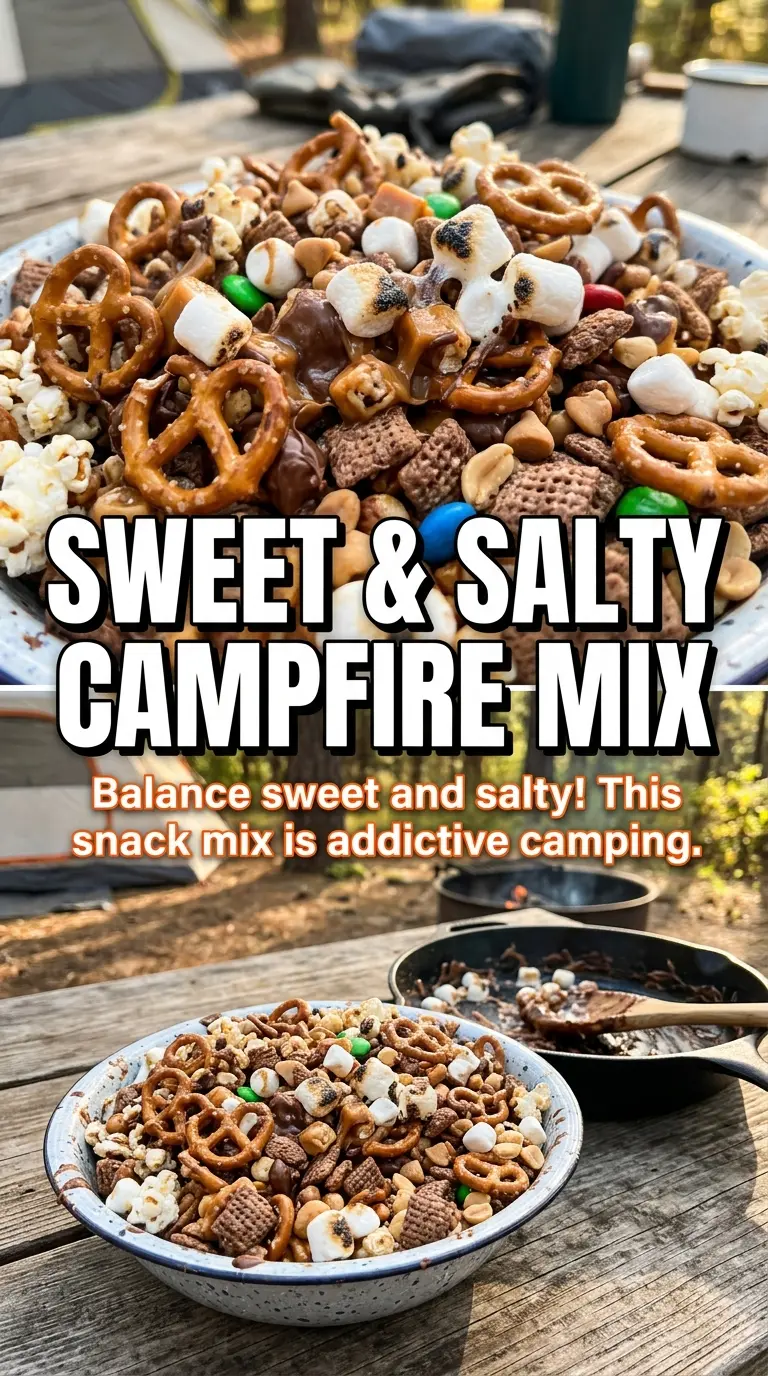 Campfire Snack Mix toasted, salty, sweet