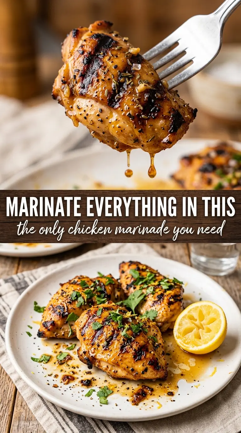 Chicken Marinade lemon garlic grilled