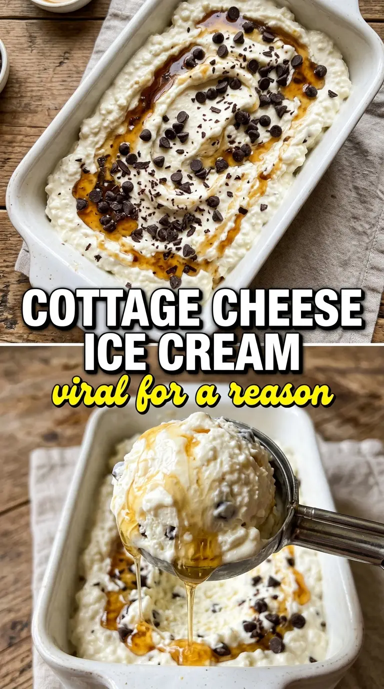 Cottage Cheese Ice Cream creamy vanilla dessert