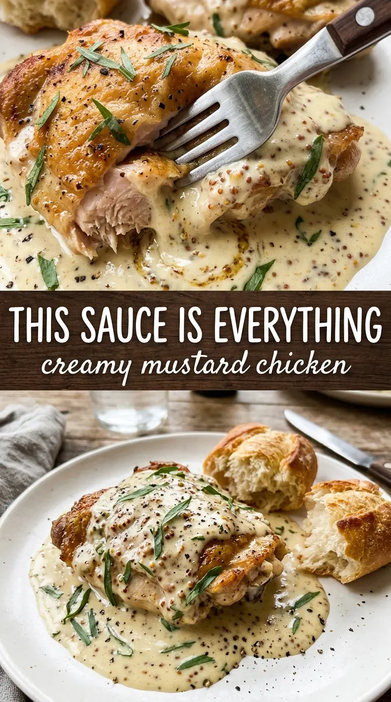 Cooked chicken with sauce