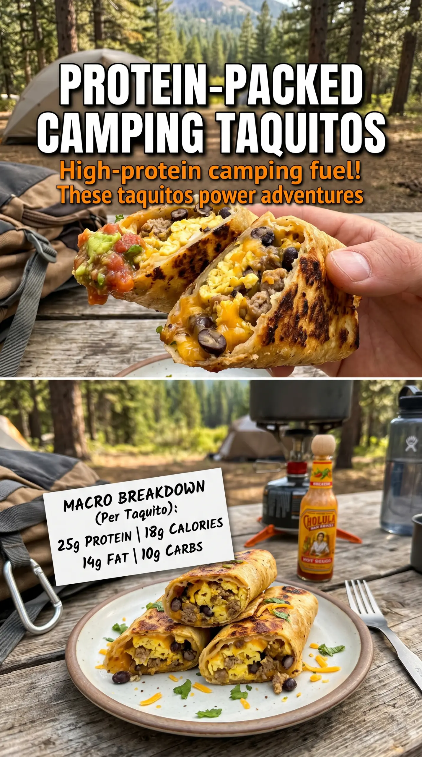 Egg and Sausage Breakfast Taquitos crispy rolled breakfast