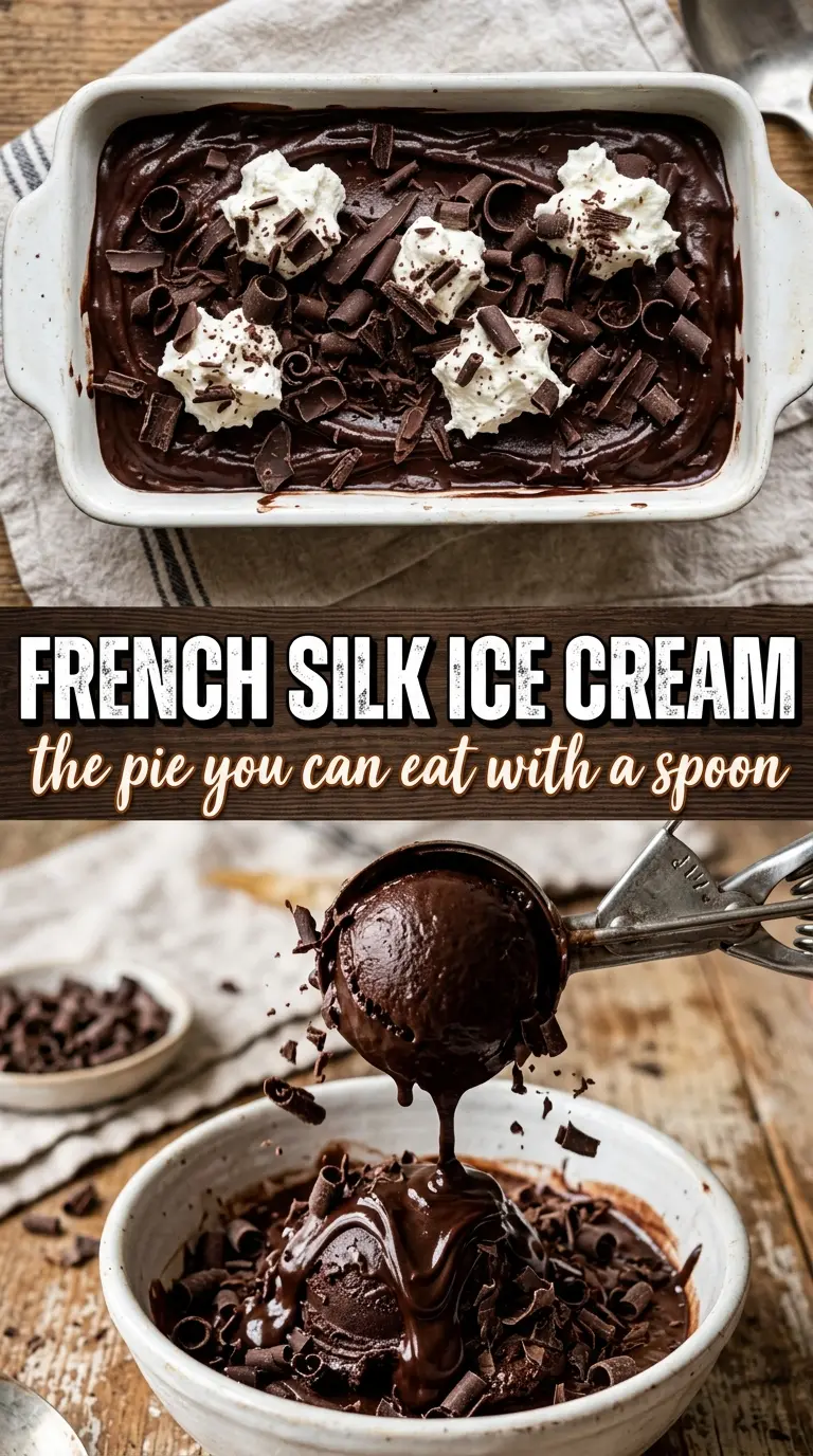 French Silk Ice Cream silky chocolate