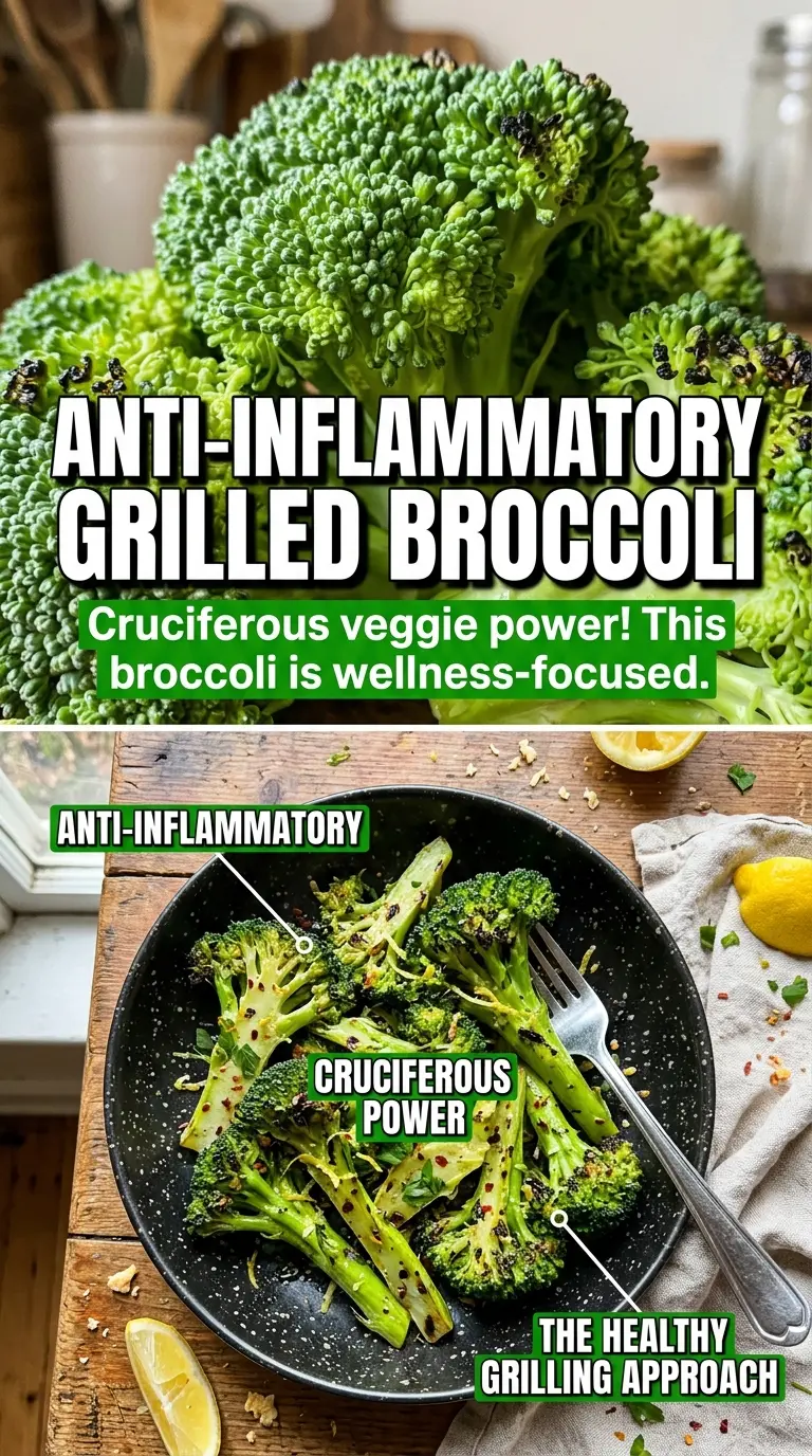 Grilled Broccoli charred lemon-garlic