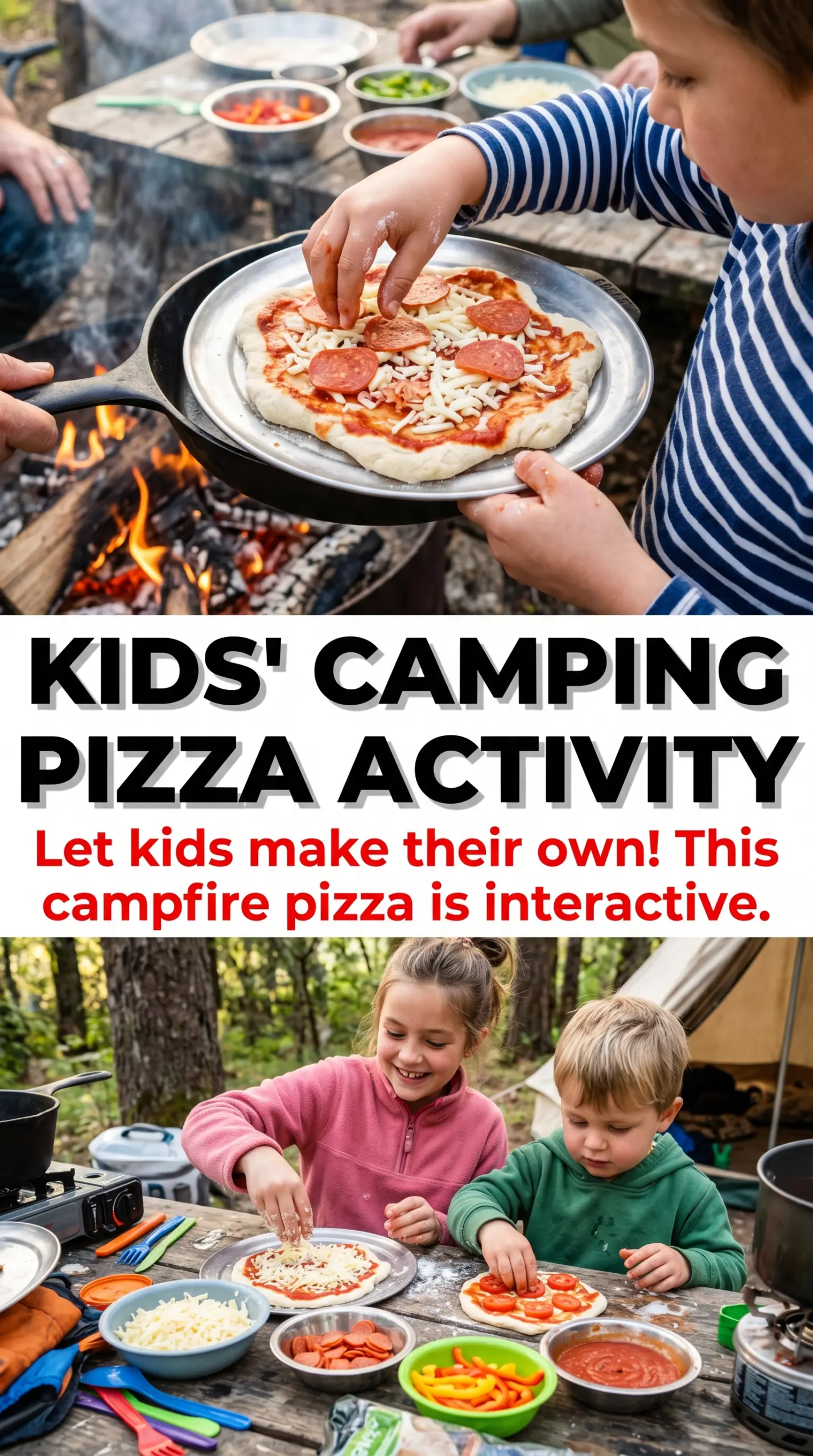 Grilled Campfire Pizza charred crust, bubbly cheese, smoky