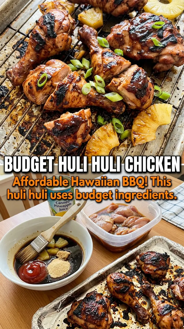 Grilled Huli Huli Chicken charred sticky glaze