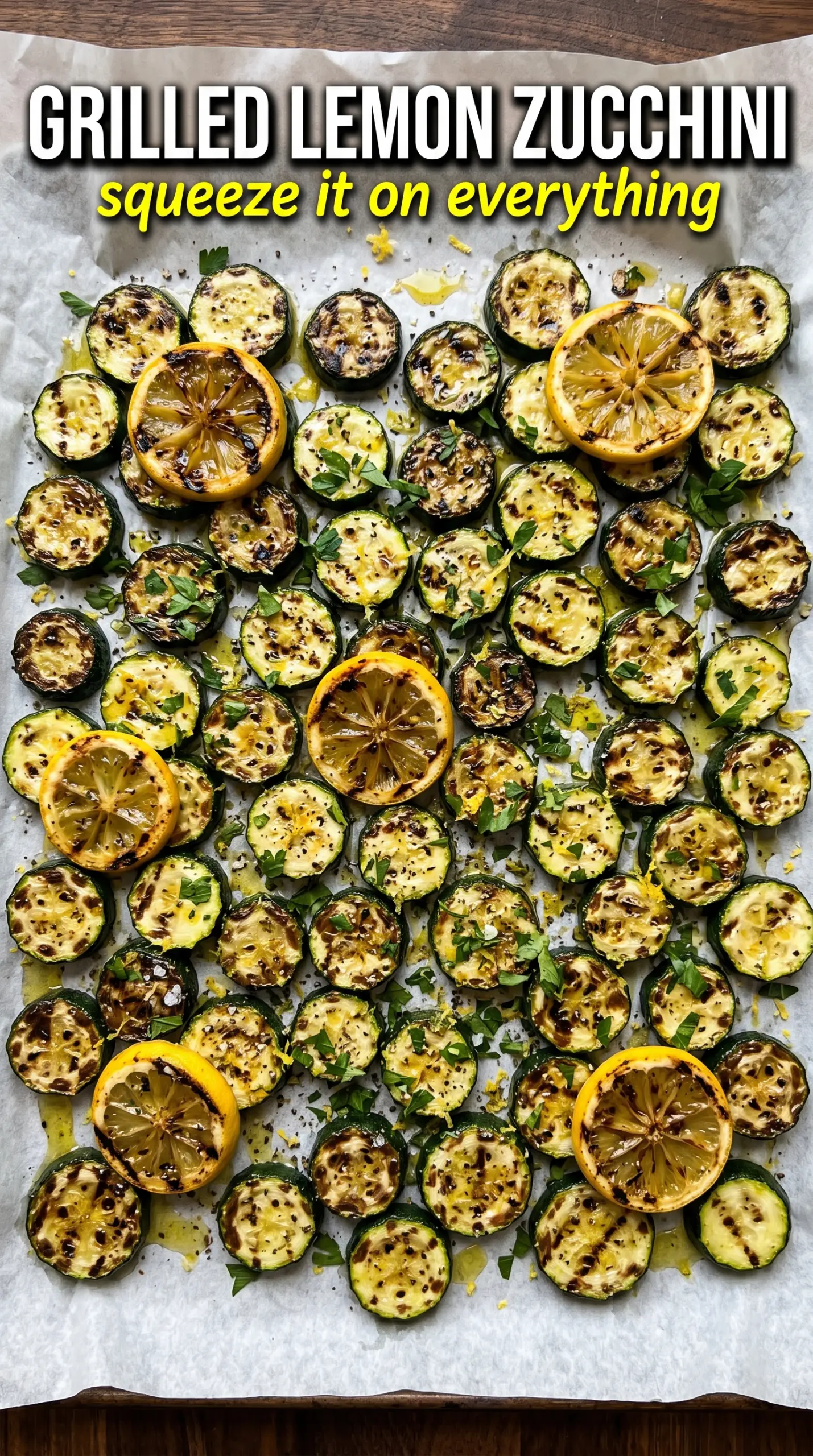 Grilled lemon zucchini bright citrus-forward