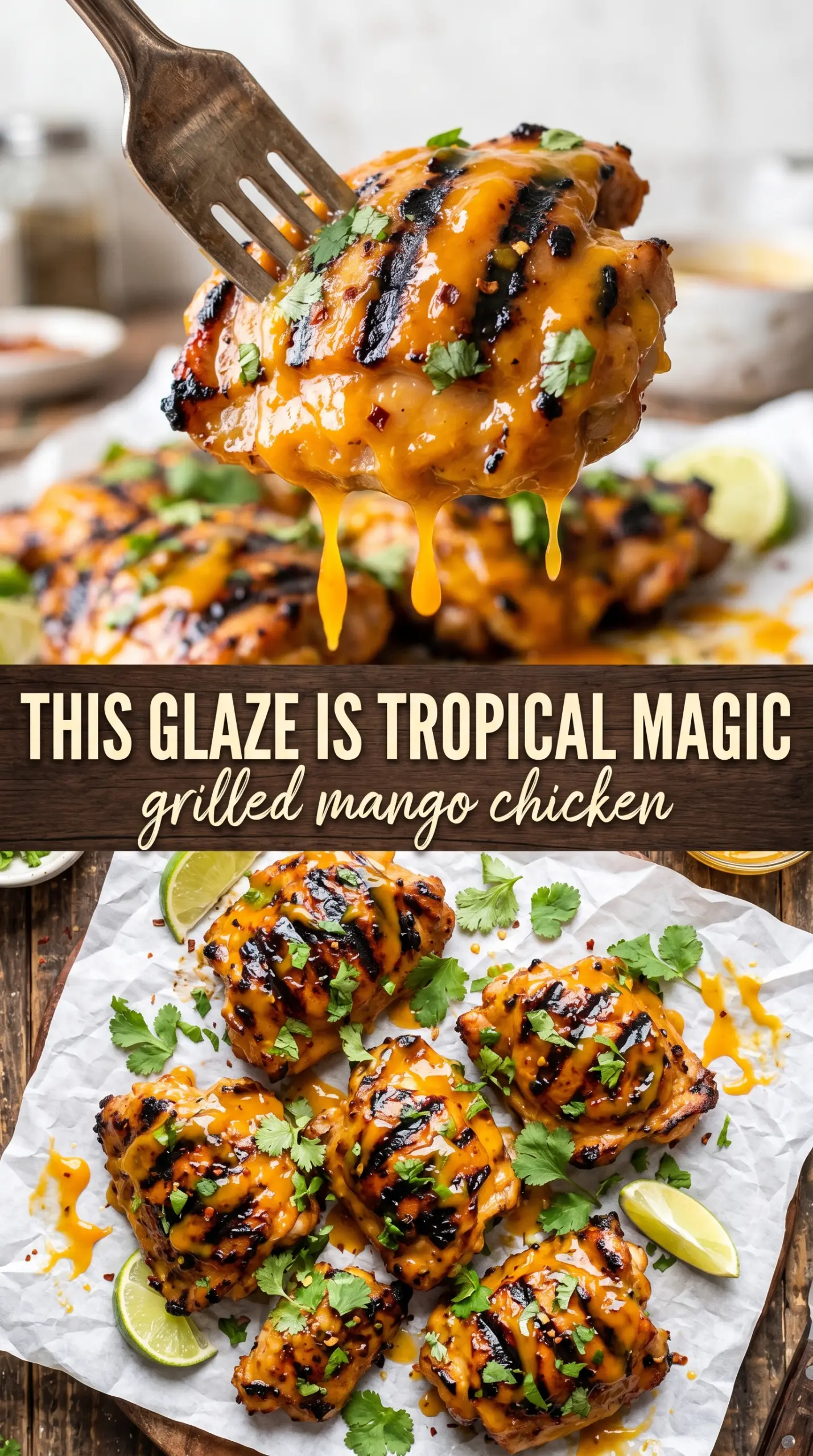 Cooked chicken with sauce