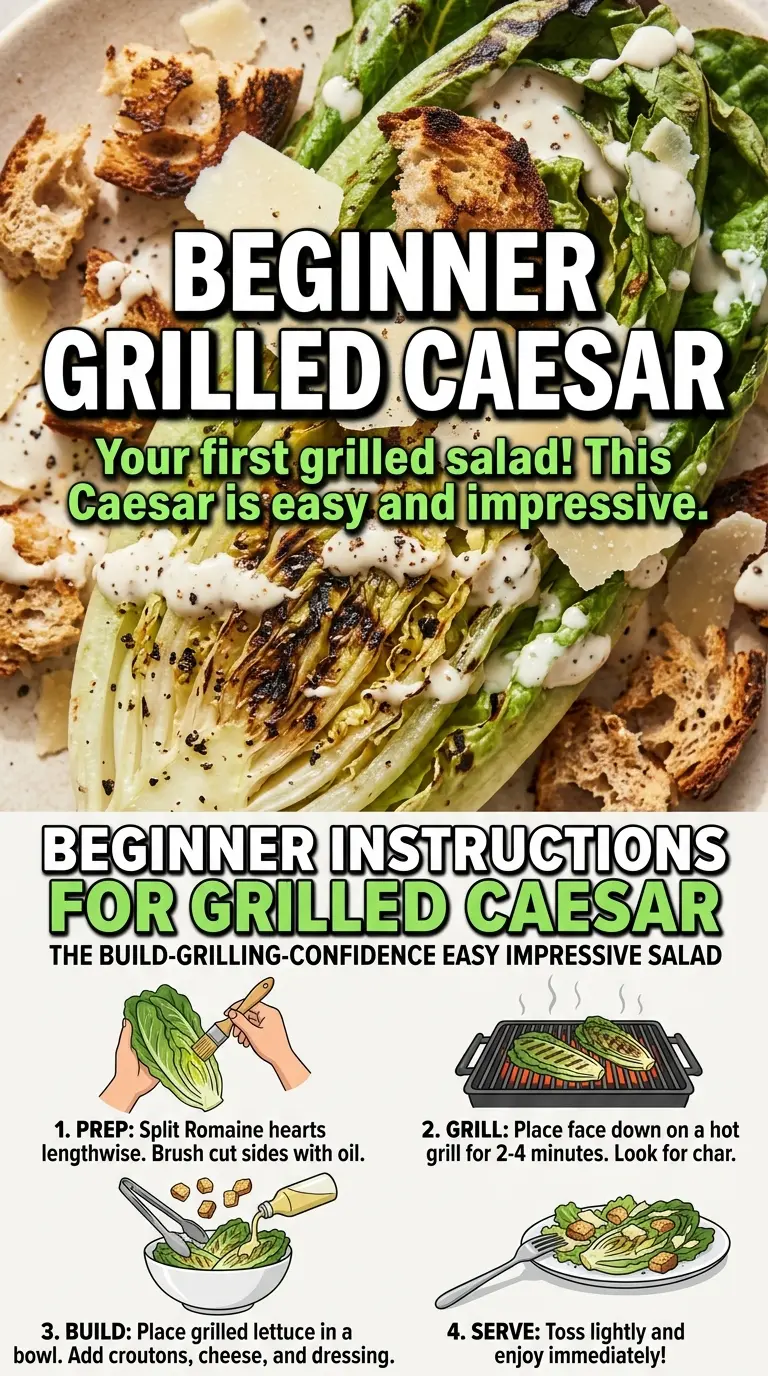 Grilled Caesar Salad charred romaine, creamy dressing, croutons