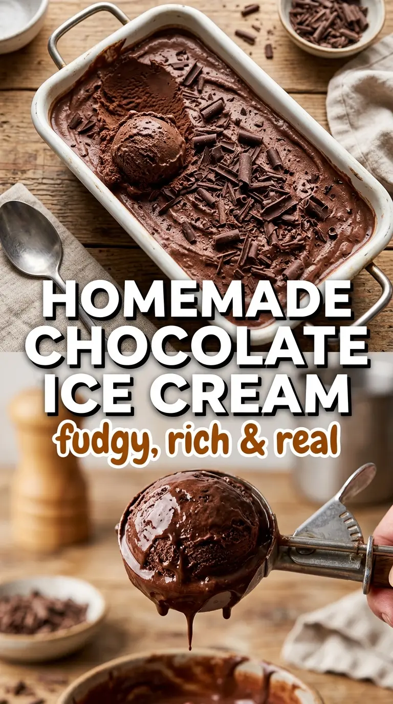 Scoop of homemade ice cream in a bowl