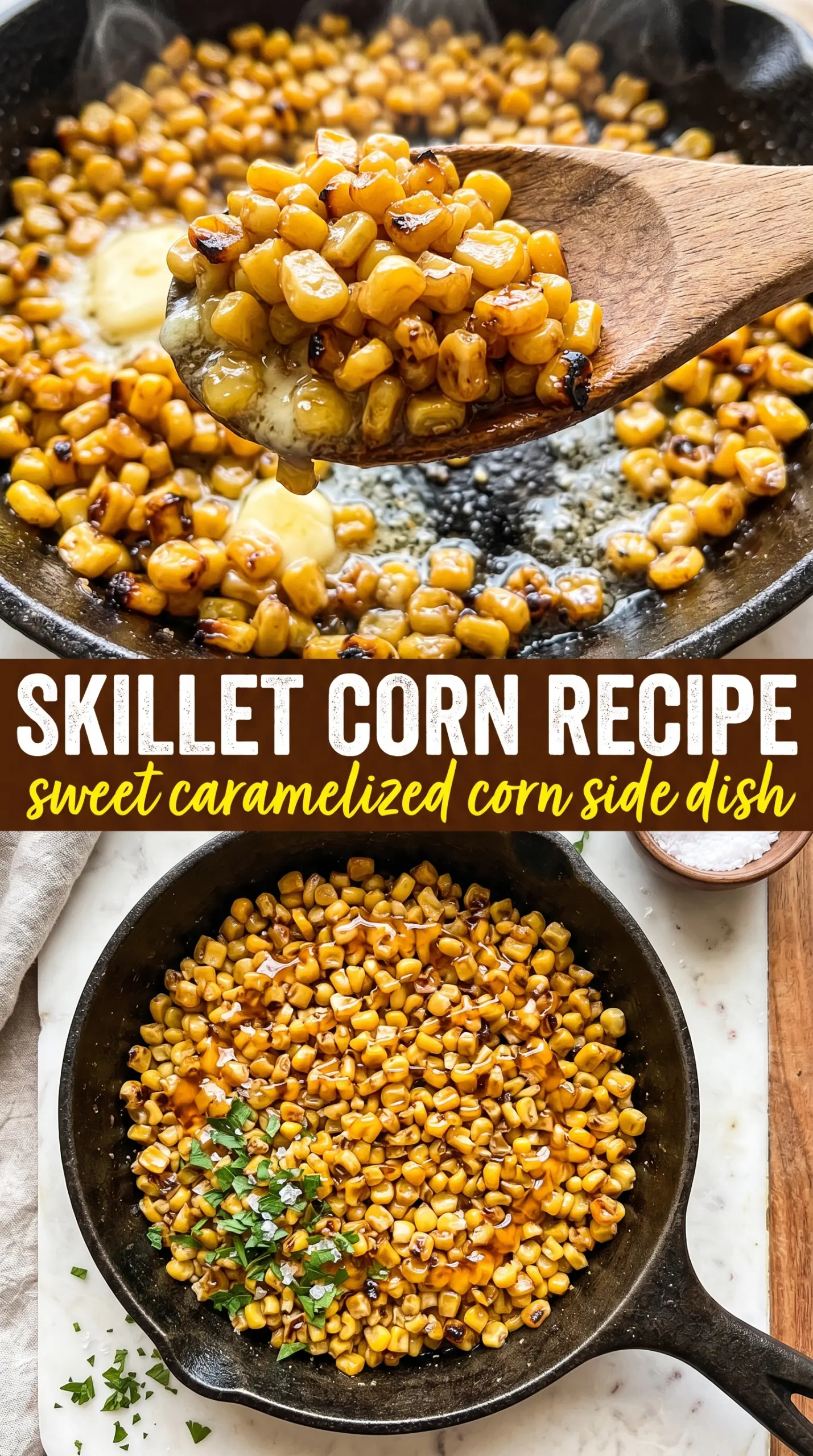 Honey Butter Skillet Corn sweet buttery skillet corn