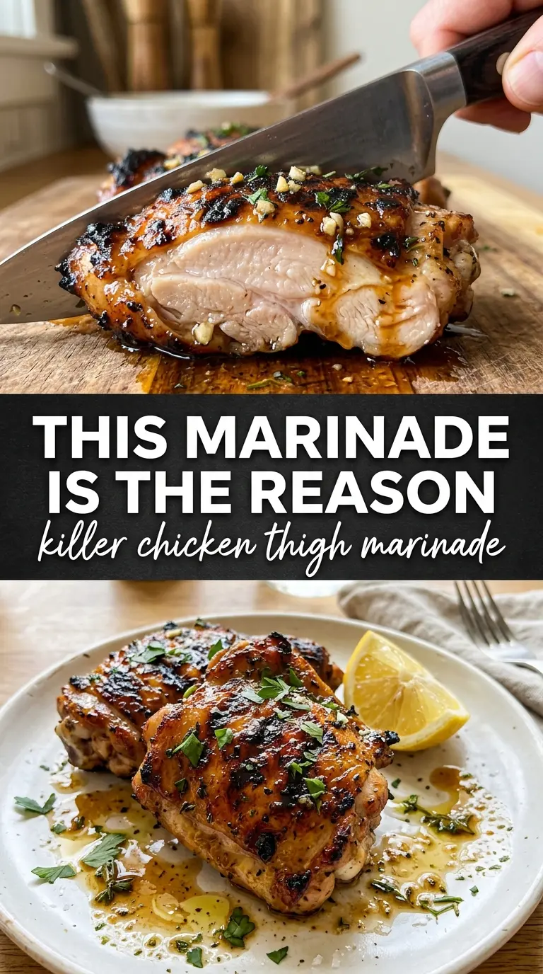 Killer Chicken Thigh Marinade juicy caramelized chicken