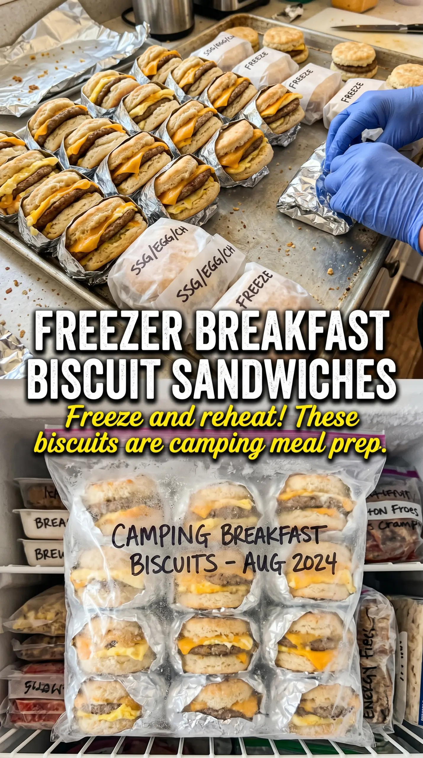 Loaded Breakfast Biscuits fluffy savory handheld