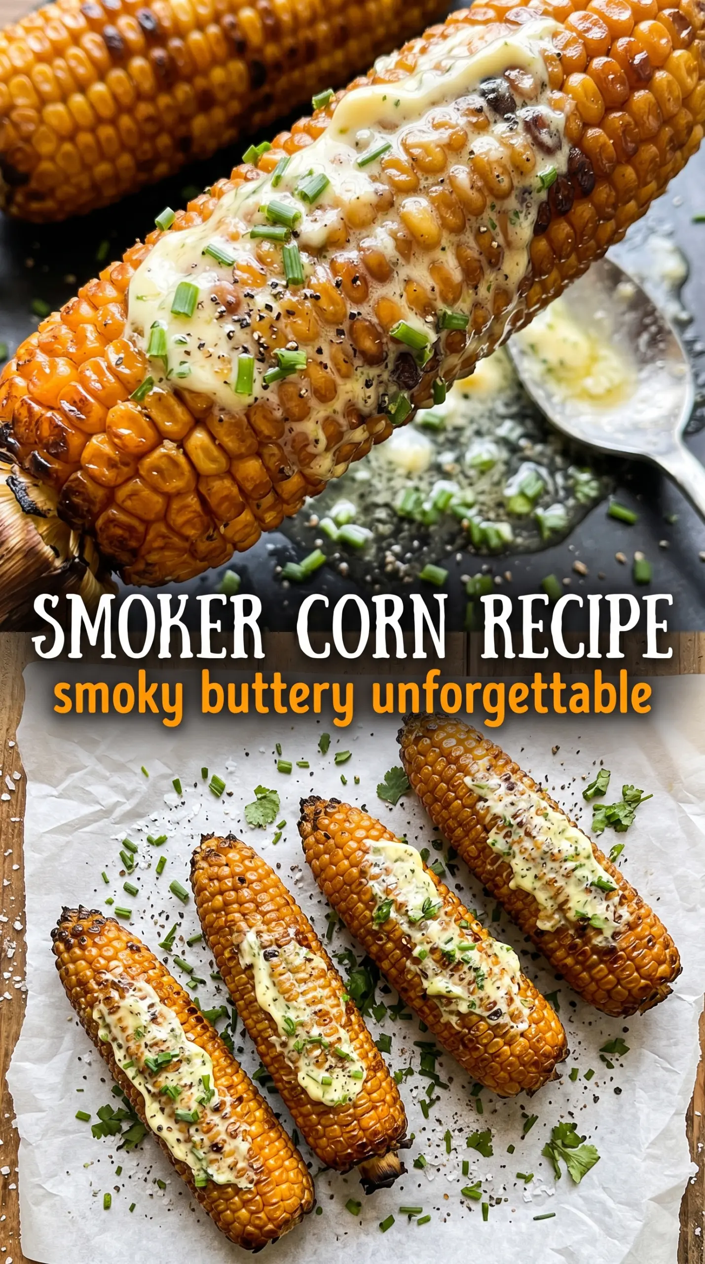 Smoked Corn on the Cob smoky-sweet buttery