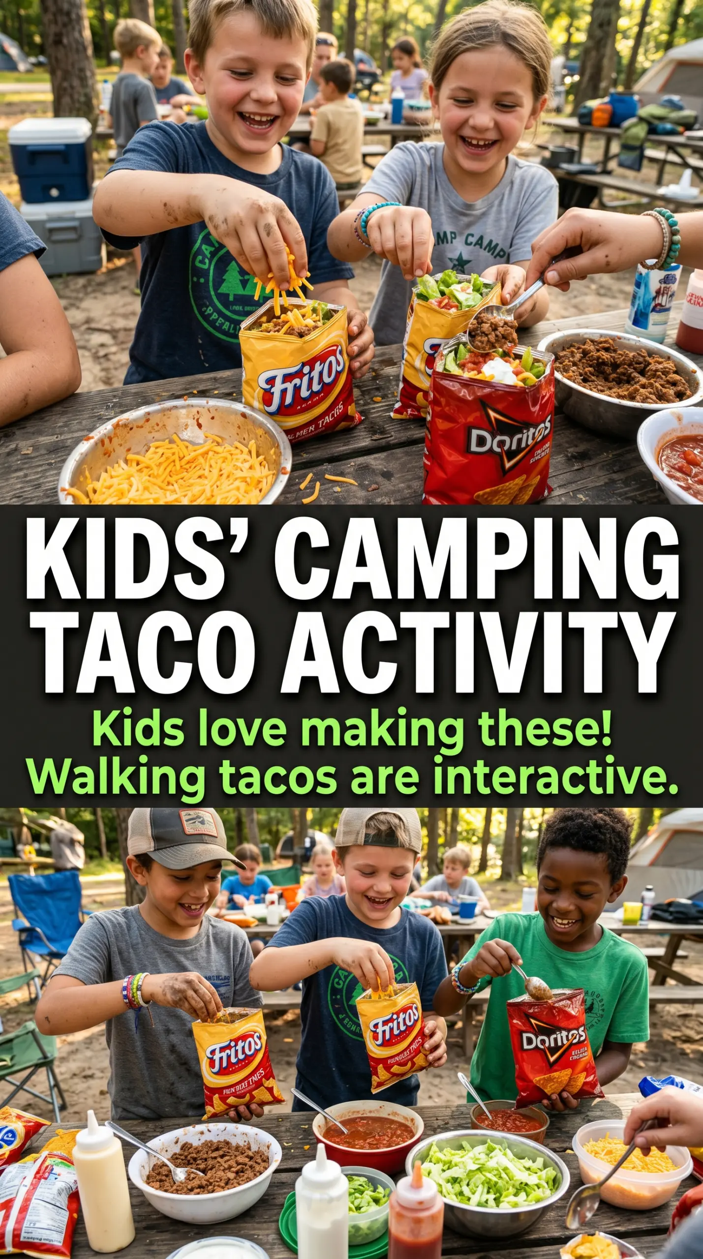 Taco Salad In A Bag crunchy layered toppings