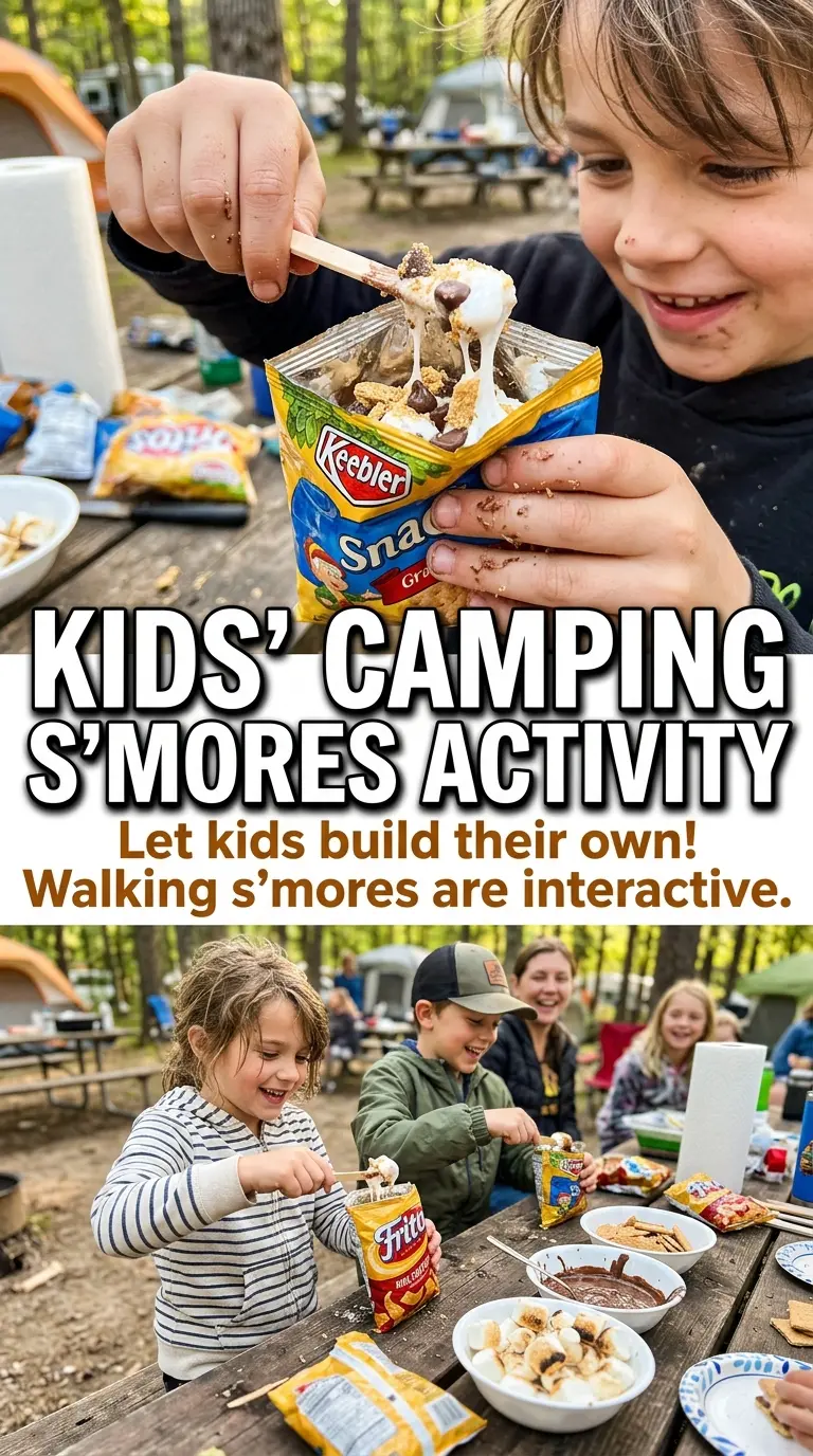 Walking S'mores portable dessert campfire snack