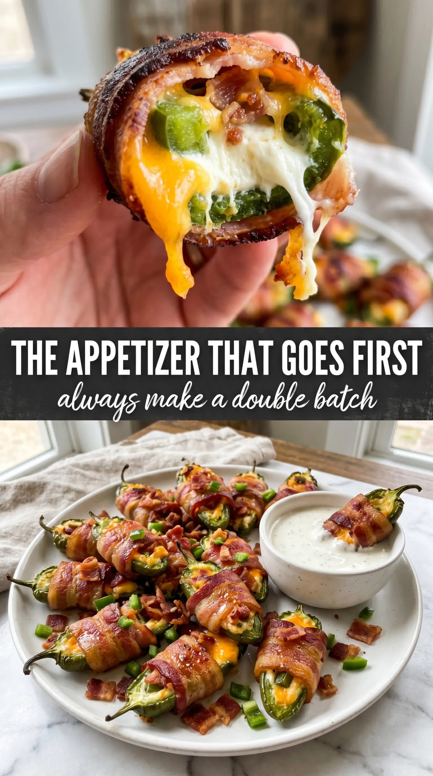 Bacon Jalapeño Popper Bites crispy creamy spicy