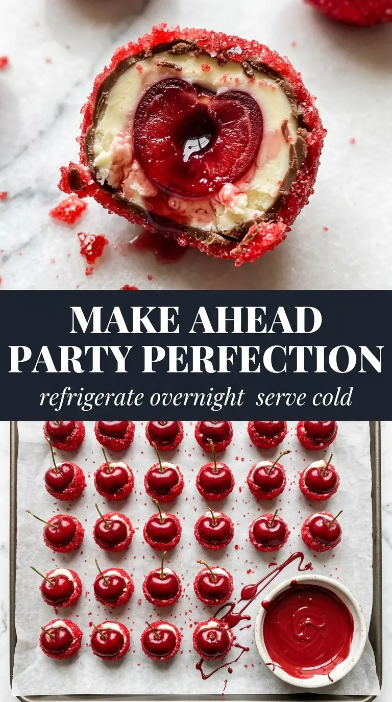 Boozy Cherry Bombs glossy bourbon-soaked cherries