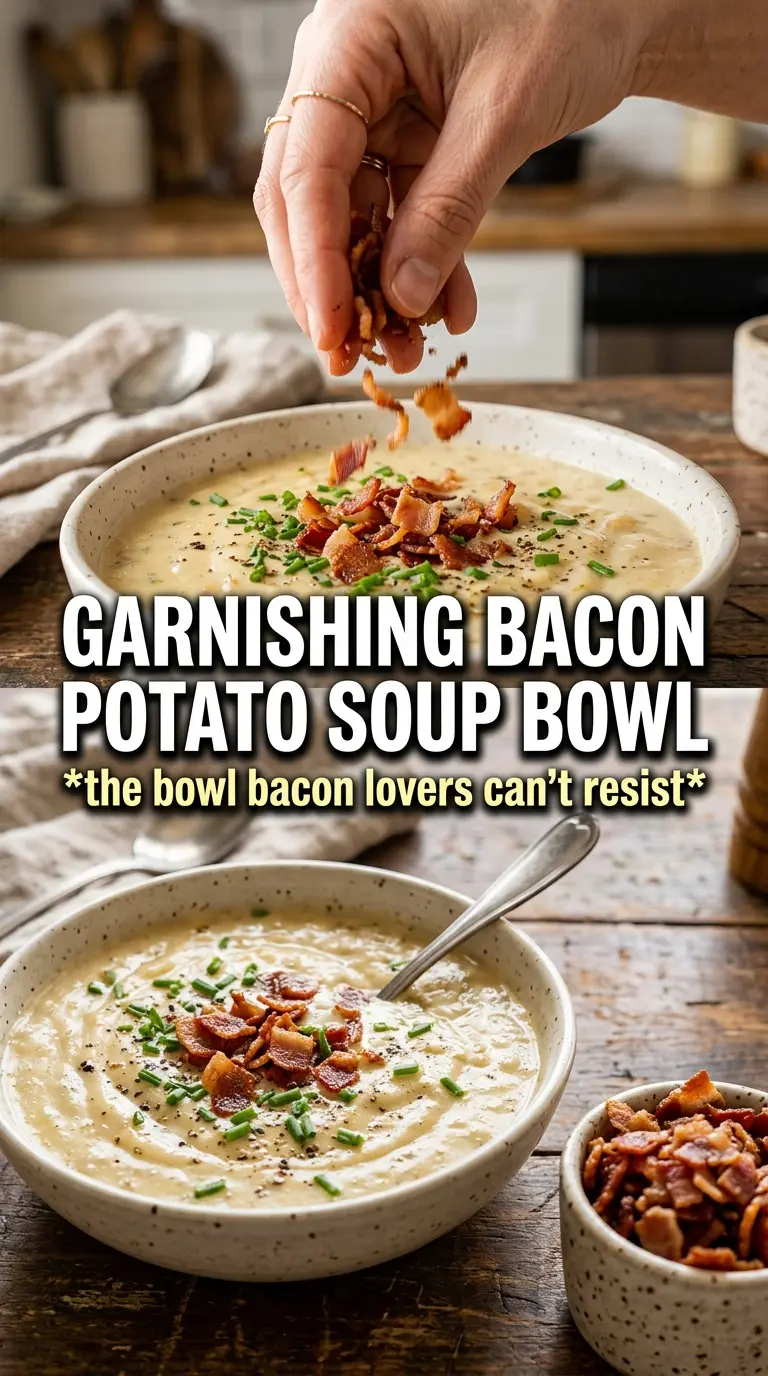 Bacon Potato Soup creamy cheesy