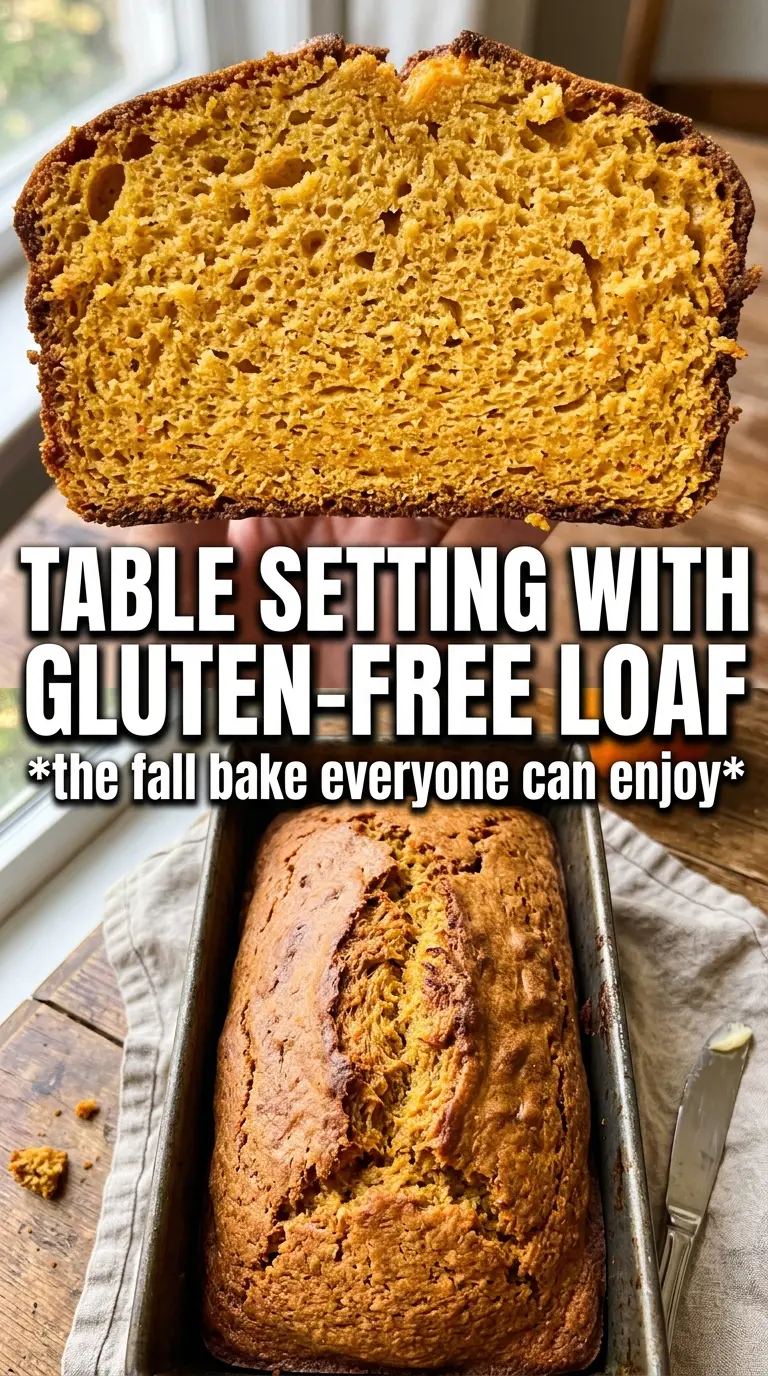 Gluten-Free Pumpkin Bread moist cinnamon-sugar
