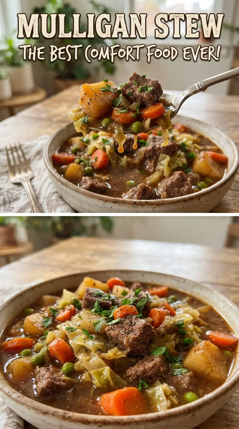 Mulligan Stew rustic hearty beef sausage